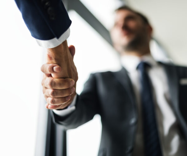 Handshake Business Men Concept
